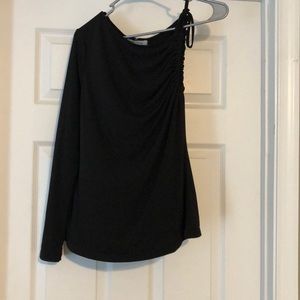 One sleeve black shirt